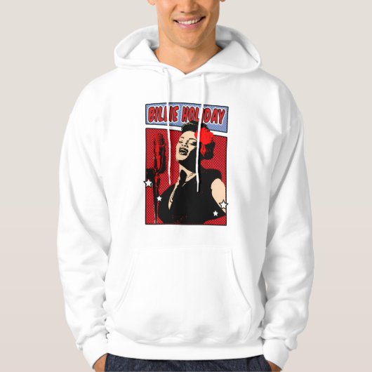 Billie Holiday Hoodie (Vorderseite)