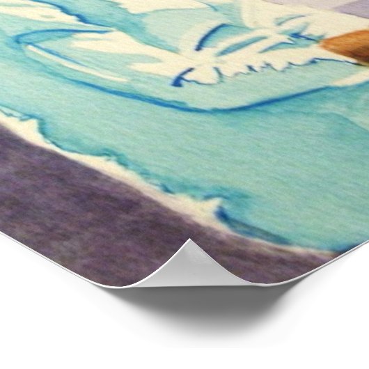 Billie Holiday Poster (Ecke)