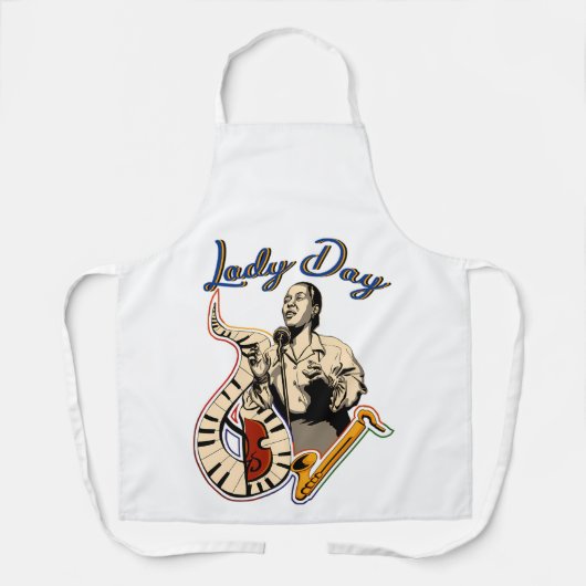 Billie Holiday Schürze (Vorderseite)