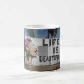 Billie Holiday-Straßen-Kunst Kaffeetasse (Mittel)