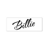 Billie Name Cursive dekorative Skript-Schriftart Gummistempel (Prägung)