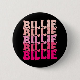Billie Personalisiert Name I Liebe Billie Groovy 8 Button