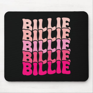 Billie Personalisiert Name I Liebe Billie Groovy 8 Mousepad