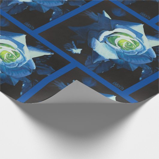 "Billie" Vinyl-Flasche Geschenkpapier (Ecke)