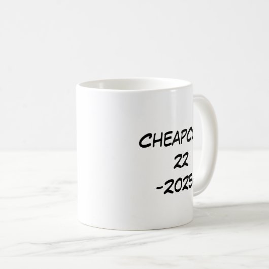 billig 22 Tasse (VorderseiteRechts)