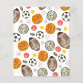 Billig Alle Star Sports Balls Team Kinder Junge Ge Flyer (Hinten)