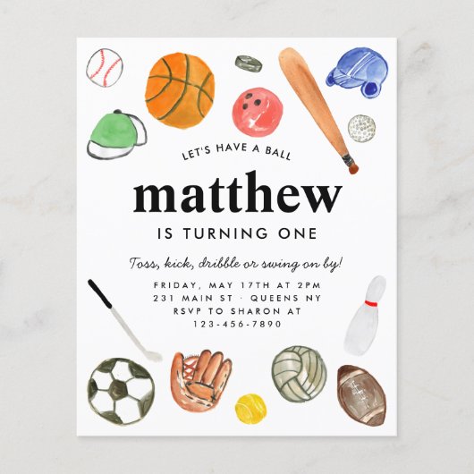 Billig Alle Star Sports Balls Team Kinder Junge Ge Flyer (Vorne)