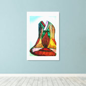 Billig bezahlbarer Preis Leinwanddruck (Insitu (Holzboden))