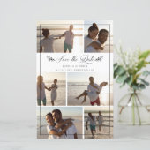 Billig Black Branches Chic Collage 6 Fotos Hochzei (Stehend Vorderseite)