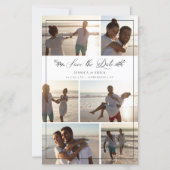 Billig Black Branches Chic Collage 6 Fotos Hochzei (Vorderseite)