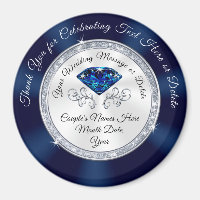 Billig, blaue Navy-Gastgeschenke Hochzeiten, maßge