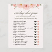 Billig-Brautparty-Hochzeitsspielkarte Flyer (Vorne)