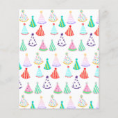 Billig Dinosaur Unicorn Cake Candle Joint Geburtst Flyer (Hinten)