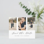 Billig Drei Fotos Collage Romantische Hochzeit (Stehend Vorderseite)