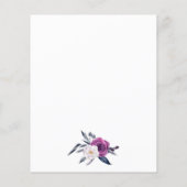 Billig Floral Halloween Baby ist Braudusche Flyer (Hinten)