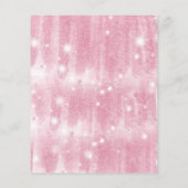 Billig Floral Pink Princess Tiara Kleidung Quincea Flyer (Hinten)