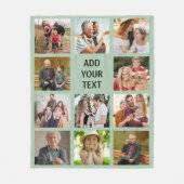 Billig Foto Blanket Collage Multi Foto Collage Fleecedecke (Vorderseite)