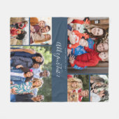 Billig Foto Blanket Collage Multi Foto Collage Fleecedecke (Vorderseite (Horizontal))