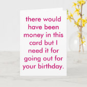 billig Geburtstag. Karte (Gelbe Blume)