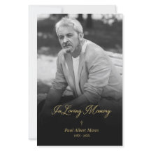 Billig Golden in Love Memory BW Foto Beerdigung