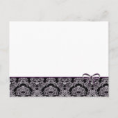 Billig Jede beliebige Farbe für die Hochzeitsschri Einladungspostkarte (Rückseite)