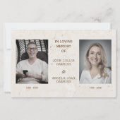 Billig Liebe Eins gestorben Couple Custom Foto (Vorderseite)