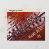 Billig Personalisiert Fußball Einladungen IHREN TE (Vorne/Hinten)