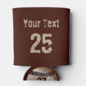 Billig Personalisiertes Baseball für das Team Dosenkühler (Rückseite)