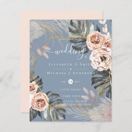 Billig preiswert PAMPAS GRASS TROPICAL Wedding (Vorne/Hinten)