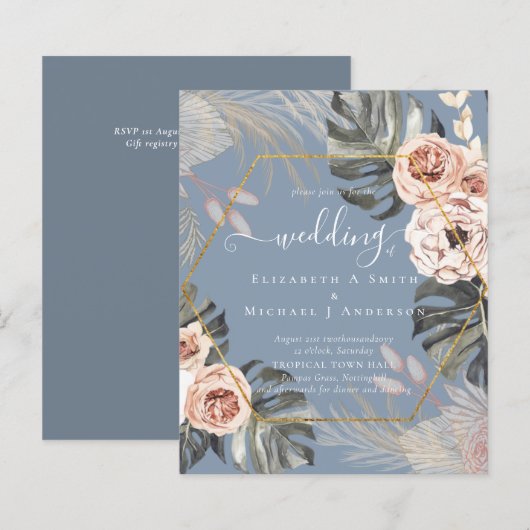 Billig preiswert PAMPAS GRASS TROPICAL Wedding (Vorne/Hinten)