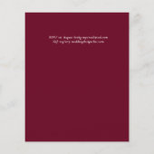 Billig preiswert PAMPAS GRASS TROPICAL Wedding Flyer (Hinten)