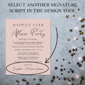 Billig rosa Foto Hochzeitsempfang einladen