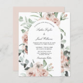 Billig Rosa Rose Hochzeitsfeiern (Vorne/Hinten)