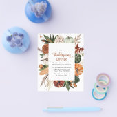 Billig Rustic Brown Erntedank Dinner einladen Flyer (Einzeln)