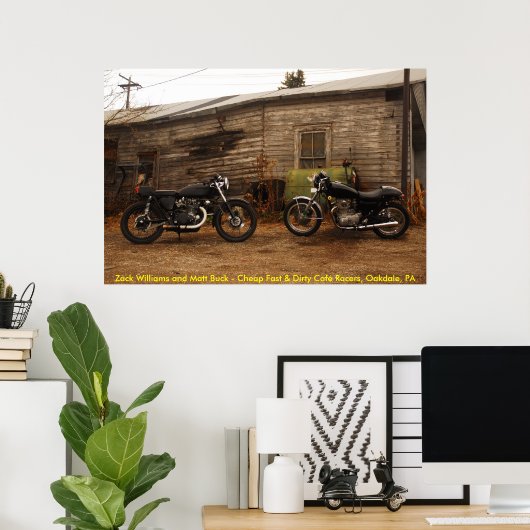 Billig schnell und dreckig poster (Heimbüro)