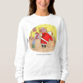 Billig Spielzeugfrauen weißes Sweatshirt (Vorderseite)