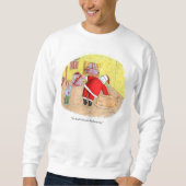 Billig Toy Männer weißes Sweatshirt (Vorderseite)