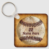 Billige Baseball Keychains NAME, NUMMER für TEAM Schlüsselanhänger (Vorderseite)