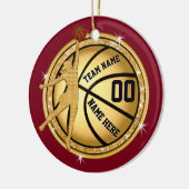 Billige Basketball-Geschenke für Mädchen, Keramik Ornament (Links)