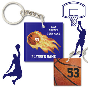 Billige Basketballgeschenke für PERSONALISIERTE Sp Schlüsselanhänger