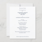 Billige BW Foto Remembrance Service Sehr geehrte D (Rückseite)