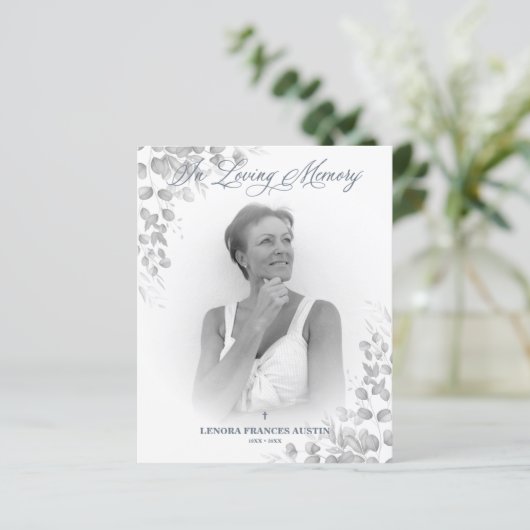 Billige BW Foto Remembrance Service Sehr geehrte D (Stehend Vorderseite)