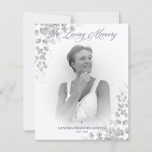 Billige BW Foto Remembrance Service Sehr geehrte D (Vorderseite)