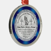 Billige Christliche Geschenke. Bibelverse-Ornament Ornament Aus Metall (Rechts)