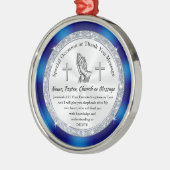 Billige Christliche Geschenke. Bibelverse-Ornament Ornament Aus Metall (Links)