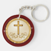 Billige Christliche Geschenke für Freunde, Pastor, Schlüsselanhänger (Rückseite)