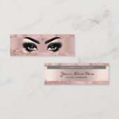 Billige Eyelash-Erweiterungen Mini Visitenkarte (Vorne/Hinten)