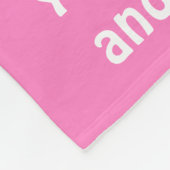 Billige Fußball-Decke mit IHREN FARBEN und TEXT Fleecedecke (Ecke)