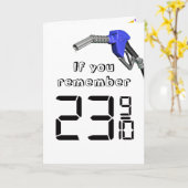 Billige Gaspreise Geburtstag Spaß Karte (Gelbe Blume)