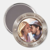 Billige Gastgeschenke Hochzeiten für Gäste oder Br Magnet (Vorderseite/Rückseite)